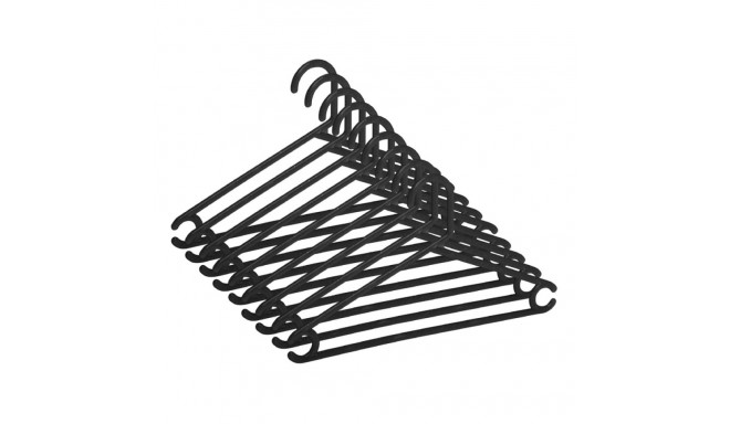 PLASTIC KIDS HANGER BLACK LSP023K 10PCS