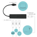 USB-jaotur i-Tec U3GL3SLIM