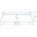 Piepūšamais Baseins Bestway 57270 ø 305 x 76 cm