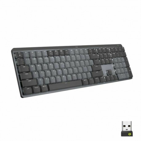 Klaviatuur Logitech MX Mechanical USB Grafiithall Taustvalgusega Juhtmevaba AZERTY