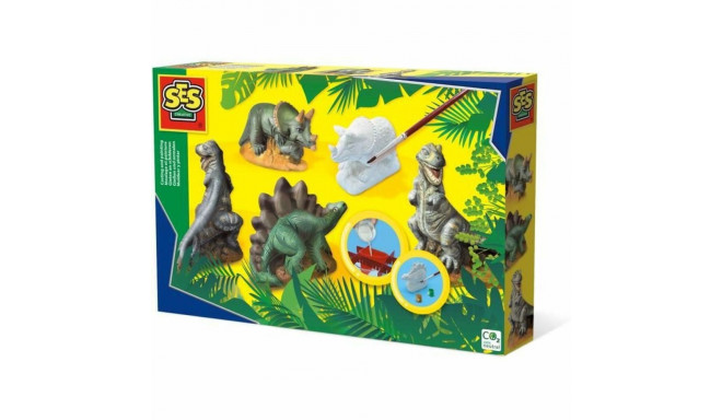 Modelling paste SES Creative   Moulding set Dinosaurs