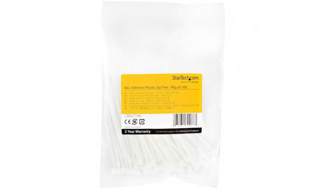Nylon Cable Ties Startech CBMZT4N              White