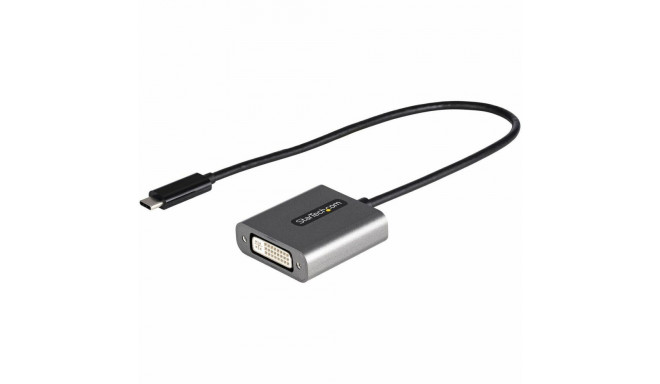 USB C-DVI Adapter Startech CDP2DVIEC Must Hõbedane Must/Hõbedane