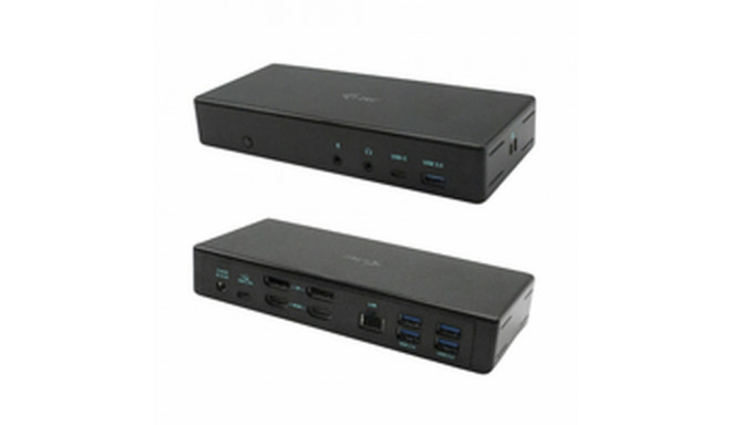 USB-jaotur i-Tec C31QUATTRODOCKPD Must