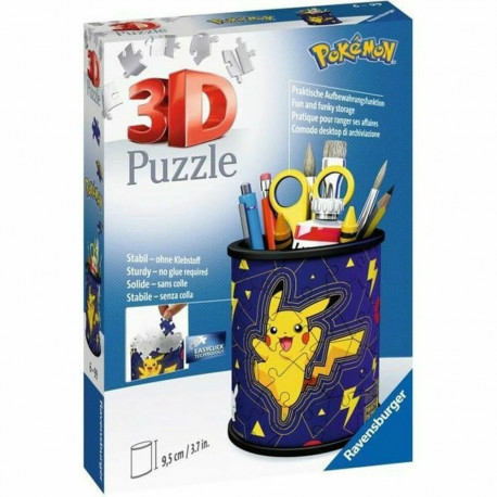 3D Pusle Ravensburger Iceland: Kirkjuffellsfoss 54 Tükid, osad 3D Pliiatsihoidja