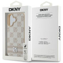 DKNY DKHCP16SPCPTSSP iPhone 16 6.1" pink/pink hardcase Checkered Pattern & Printed Stripes
