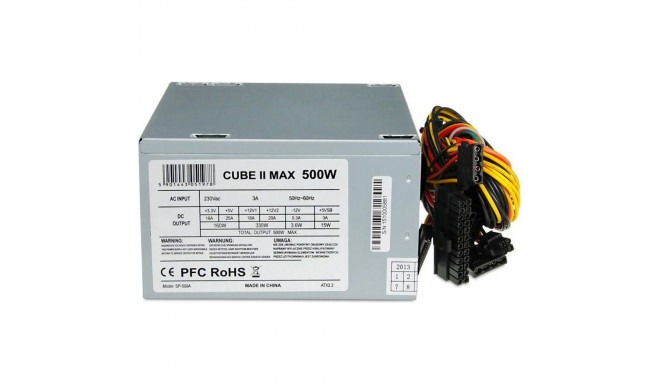 iBox CUBE II power supply unit 500 W 20+4 pin ATX ATX Silver