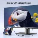 PremiumCord kabel USB-C to DisplayPort DP1.4   8K@60Hz a 4k@120Hz  2m