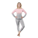 Thermoactive underwear Spokey Flora Set Lady Termo SM VT W 6114300000 gray and pink (S/M)