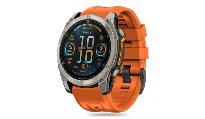 TECH-PROTECT SILICONE GARMIN FENIX 5 / 6 / 6 PRO / 7 / 8 (47 MM) / E ORANGE