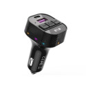 XO transmitter FM BCC17 Bluetooth MP3 car charger 30W black + cable USB-C - Lightning