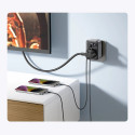 Ugreen CD314 Üli Kiire GaN 65W PD3.0 QC3.0/4.0 C/AC reisilaadija 2x USB Type C Must