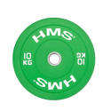CBR10 GREEN OLYMPIC PLATE BUMPER 10 KG HMS