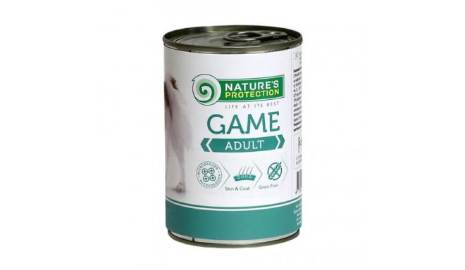 NATURE'S PROTECTION täiskasvanute ulukikonserv koertele 400 g