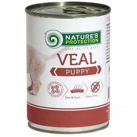 NATURE'S PROTECTION märgtoit vasikaliha kutsikatele 400g
