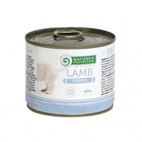 NATURE'S PROTECTION märgtoit kutsikatele lambalihaga 200g