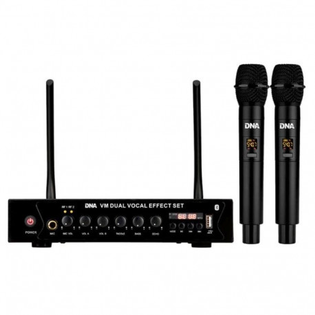 DNA juhtmevabade mikrofonide komplekt VM DUAL VOCAL EFFECT SET