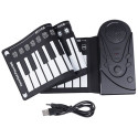 DNA ROLL 49 Keyboard Foldable Rubber Portable Keyboard