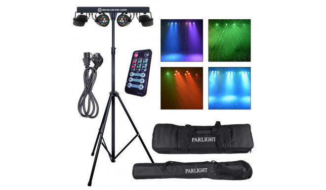 LIGHT4ME LED PAR LASER BEAM lighting kit