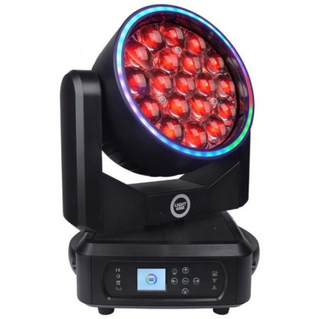 Light4me liikuvpea ZOOM WASH 19X15 RING LED