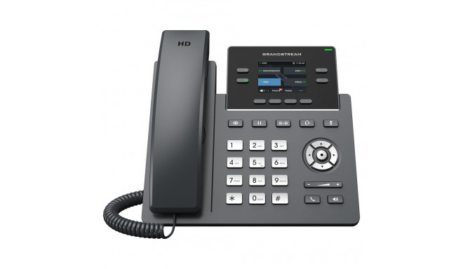 Grandstream Networks GRP2612G IP phone Black 4 lines LCD