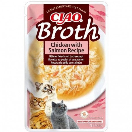 INABA Ciao Broth kana ja lõhe kassimaius 40g
