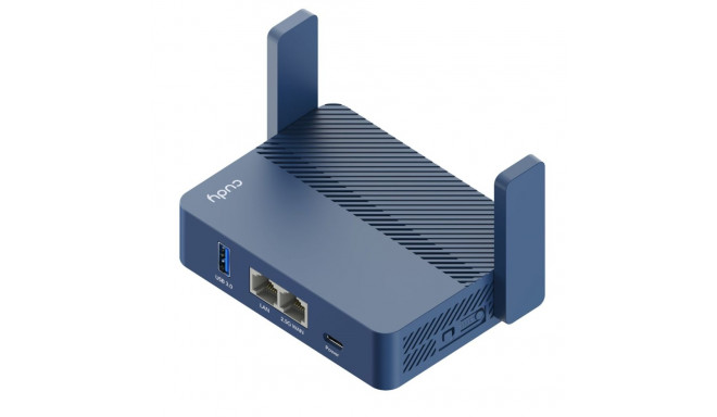 Cudy AX3000 wireless router Gigabit Ethernet Blue