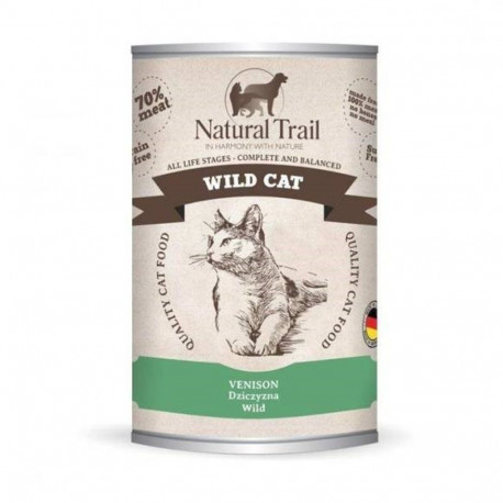 NATURAL TRAIL märg kassitoit Wild Cat hirvelihaga 400g