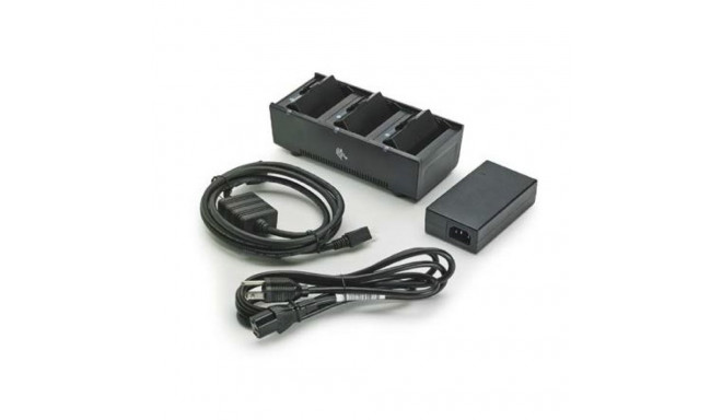 3 Slot Battery Charger; ZQ300 Series; includes power supply and EU power cord