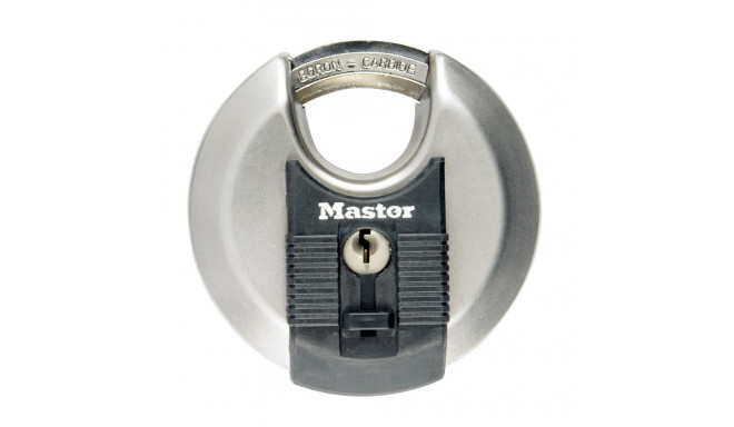 MASTER LOCK 70mm wide Excell stainless steel discus padlock with shrouded shackle