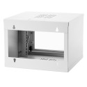 Digitus CL-19 04U rack cabinet 4U Wall mounted rack Light grey