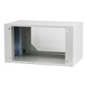 Digitus CL-19 06U rack cabinet 6U Wall mounted rack Light grey