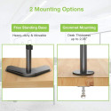 Techly ICA-LCD 2520V monitor mount / stand 68.6 cm (27") Desk Black