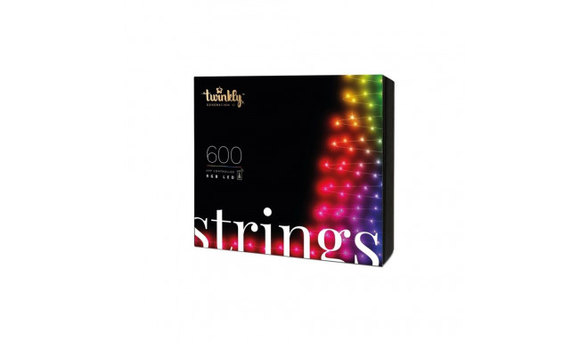 TWINKLY Strings 600 (TWS600STP-BEU) Smart Christmas tree lights 600 LED RGB 48 m