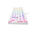 THOR 303 | Mechanical Gaming Keyboard | Wired | US | White | USB Type-A | Outemu Peach Silent