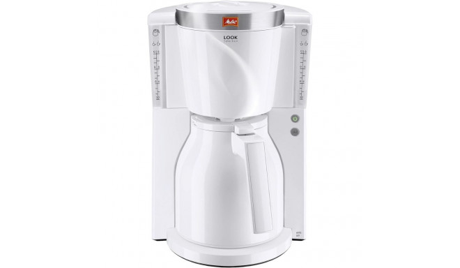 Melitta Look IV Therm Selection 1011-11, filter coffee maker with thermal jug White