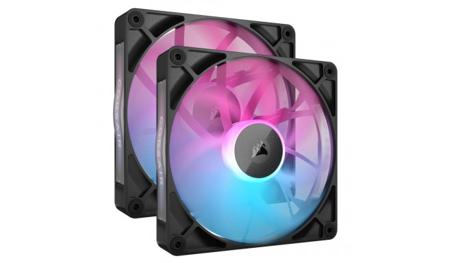 Corsair iCUE LINK RX140 RGB arvutikorpuse ventilaator 14 cm must 2 tk.