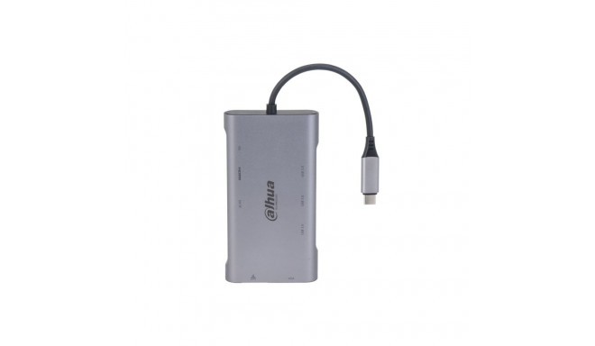 Dahua Technology 9-in-1 USB 3.1 Type-C–USB 3.0 + HDMI + RJ45 + VGA + SD/TF + PD dokkimisjaam