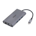 Dahua Technology 9 in 1 USB 3.1 Type-C to USB 3.0 + HDMI + RJ45 + VGA + SD/TF +PD Docking Station