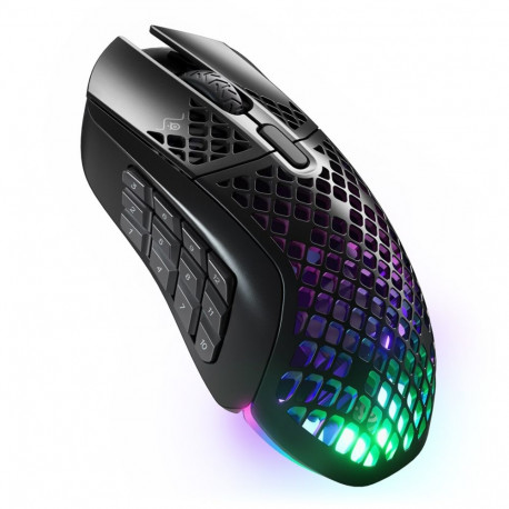 Steelseries Aerox 9 mõlemakäeline juhtmevaba ja Bluetooth optiline mängurihiir 18000 DPI