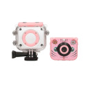 Extralink Camera Kids Camera H18 Pink 1080P 30fps, IP68, 2.0" screen