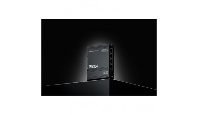 Teltonika TSW304 võrgulüliti Gigabit Ethernet (10/100/1000) Power over Ethernet (PoE) Must