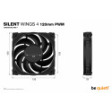 Be quiet! Silent Wings 4 120 mm Case Fan BL093