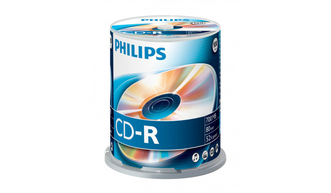 Philips CD-R 700MB x52 Cake Box 100