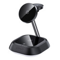 Acefast 3in1 Acefast E16 15W inductive charging station for phone / headphones / watch - black