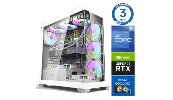 INTOP AQUA i7-14700F 16GB DDR5 1TB SSD M.2 NVME+2TB RTX4060Ti 8GB no-OS