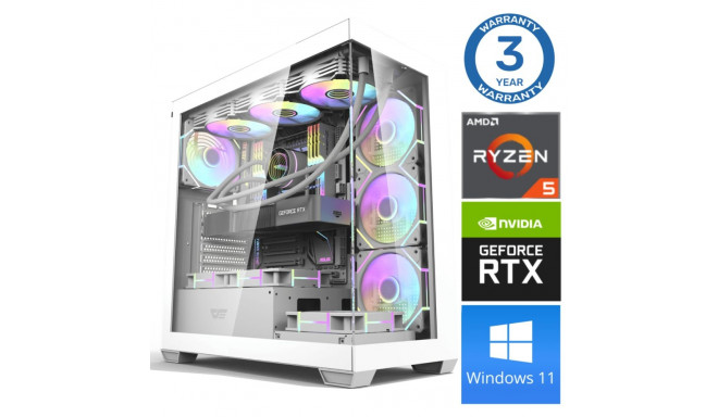 INTOP Ryzen 5 7500F 32GB DDR5 1TB SSD M.2 NVME+2TB RTX4060Ti 8GB WIN11