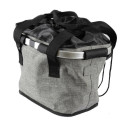 Eesmine jalgratta ostukorv alumiiniumist 2K SHOPPER HT-416 - hall - must