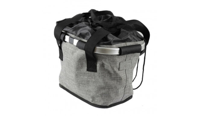 Eesmine jalgratta ostukorv alumiiniumist 2K SHOPPER HT-416 - hall - must