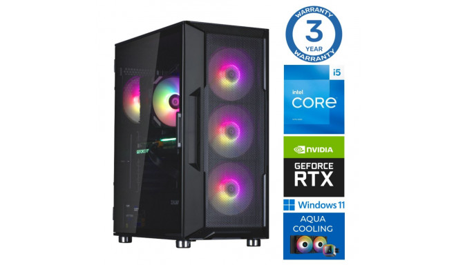 INTOP AQUA i5-13400F 16GB DDR5 500SSD M.2 NVME+2TB RTX4060 8GB WIN11
